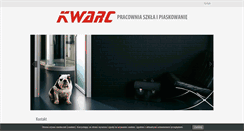 Desktop Screenshot of kwarc.waw.pl